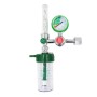Piston type flowmeter regulators