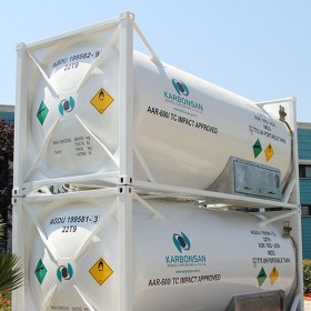 ISO containers volume from 17000 to 26000 liters